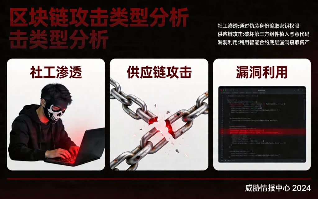 区块链三大攻击类型:社工渗透、供应链攻击、漏洞利用