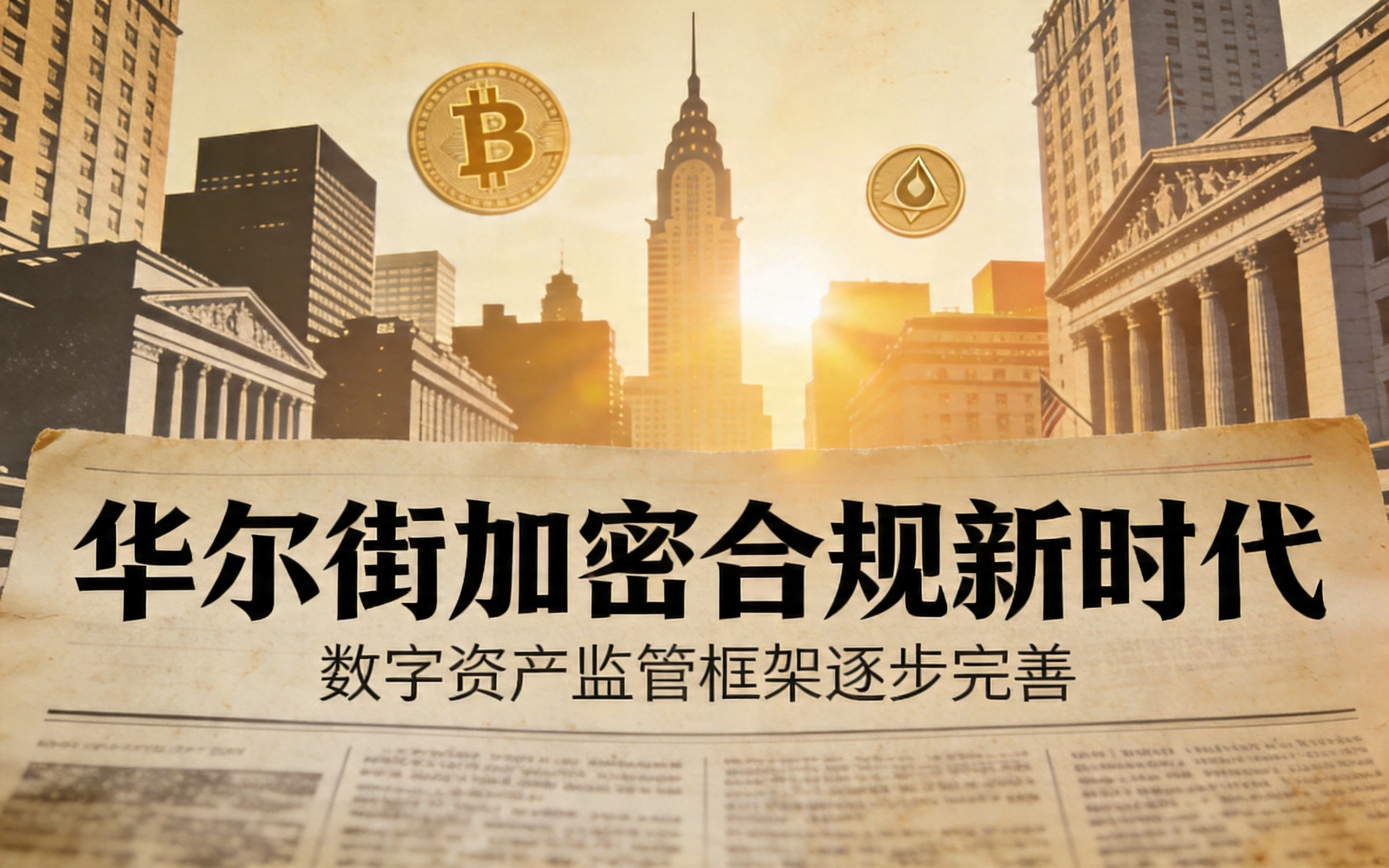 华尔街拥抱加密合规:2026年加密监管政策全景解读
