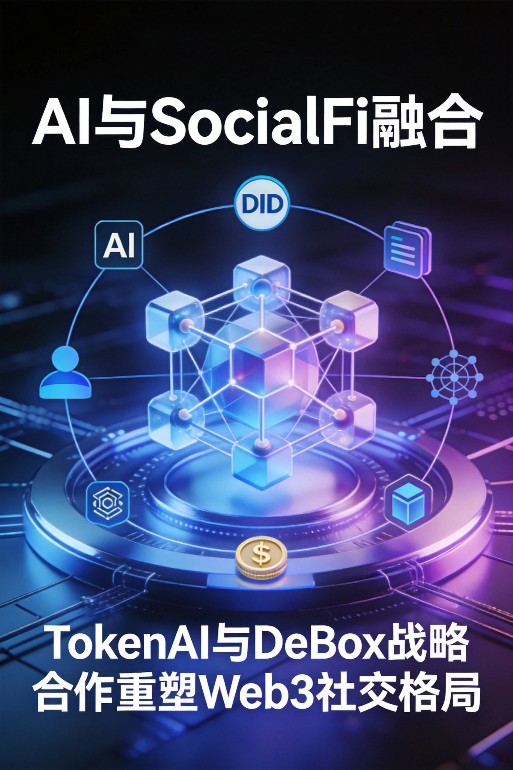 AI+SocialFi融合新范式:TokenAI与DeBox战略合作解读