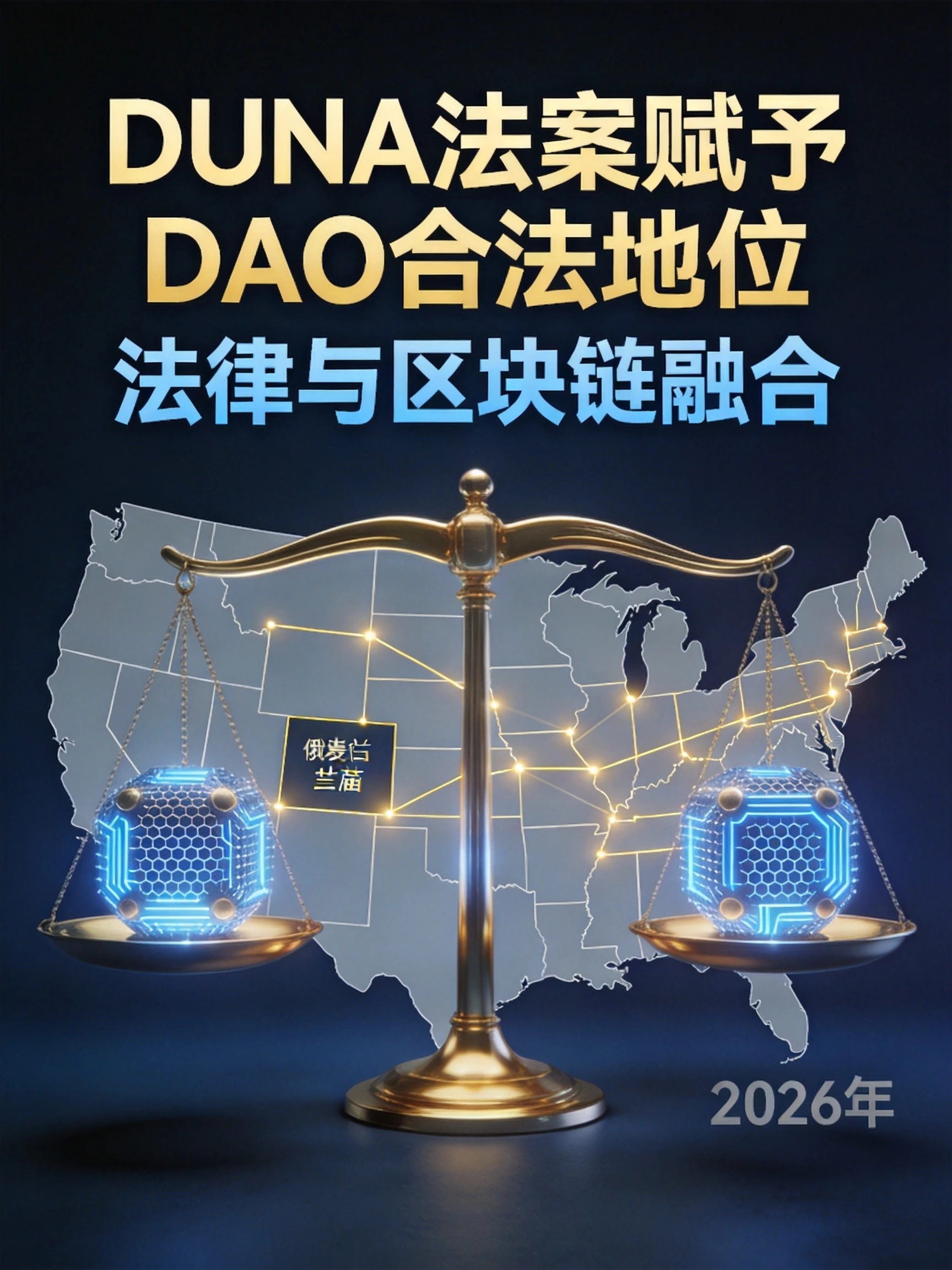 从怀俄明到阿拉巴马:DUNA法案重塑美国DAO合法版图