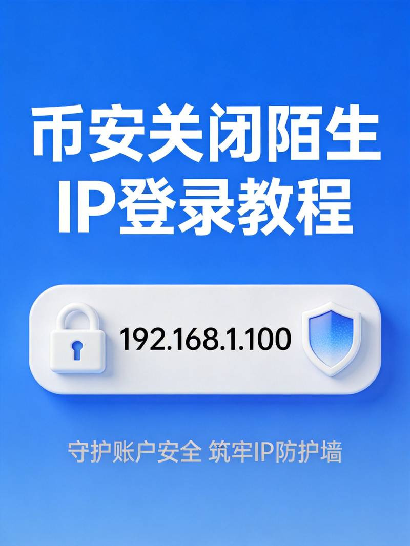 币安怎么关闭陌生IP登录