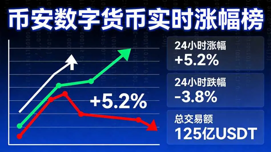 币安怎么查看数字货币实时涨幅榜