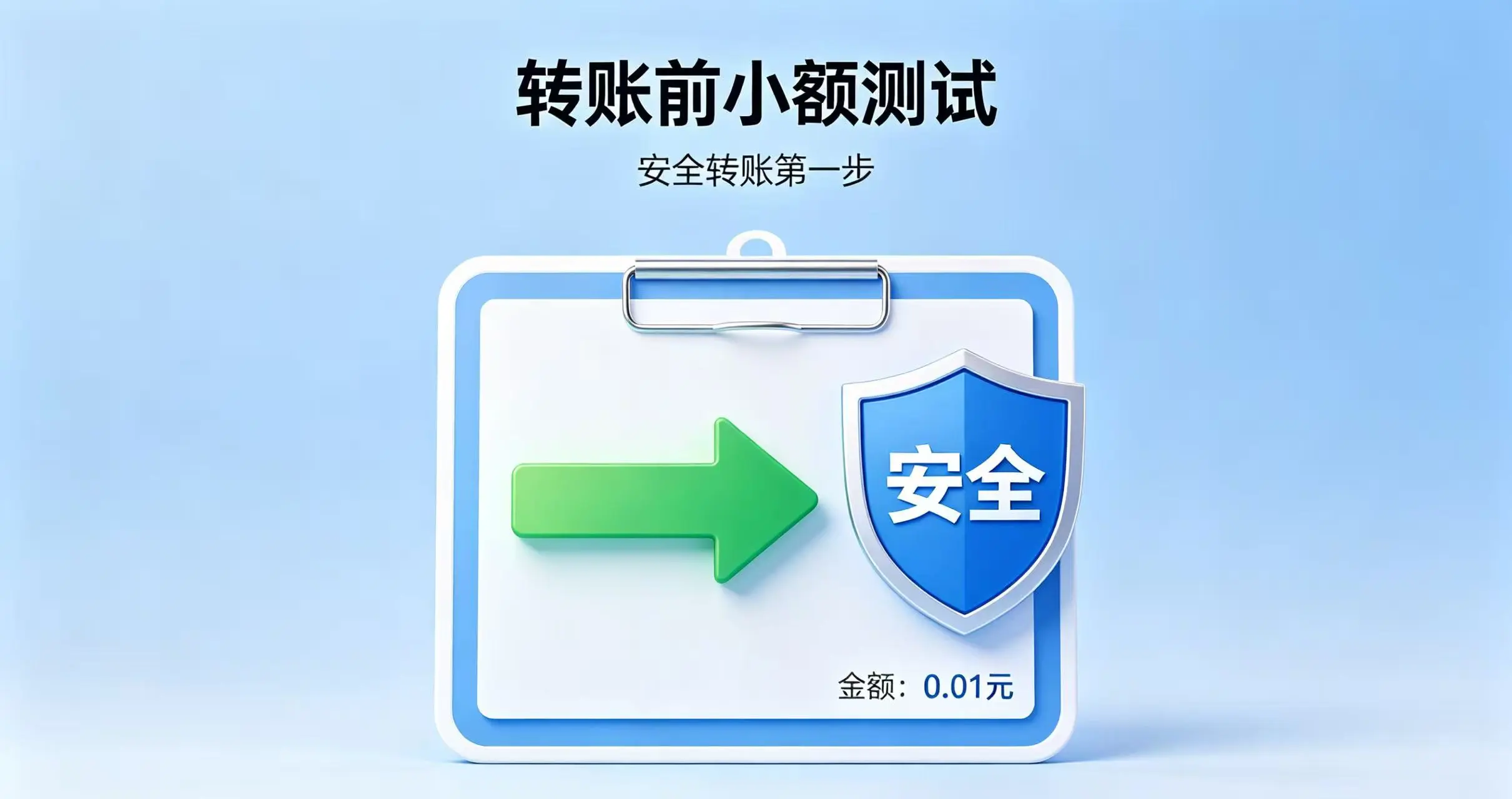 转账前必做小额测试:一个价值百万的避险习惯