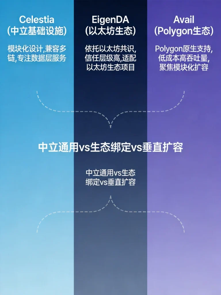 DA层三大竞品格局对比图
