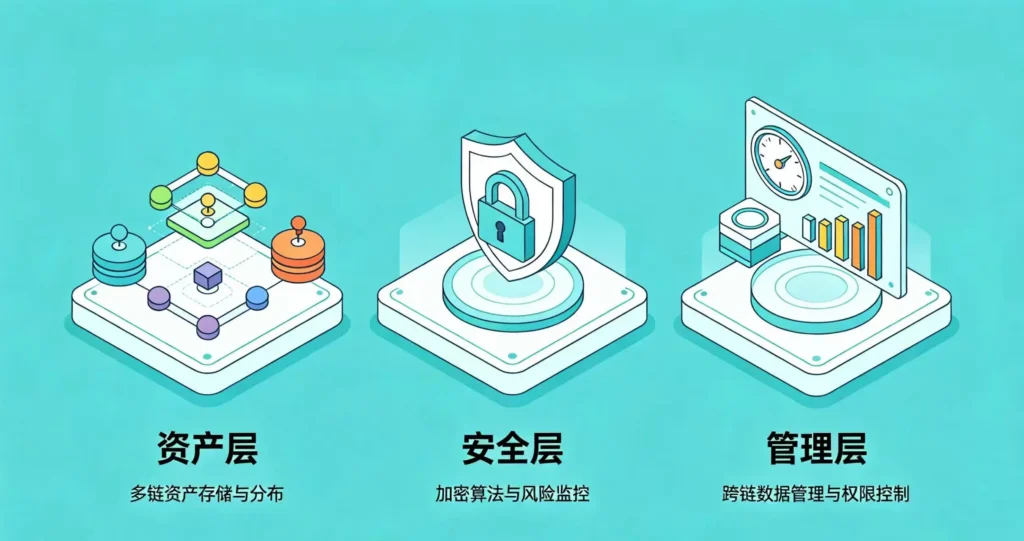 多链资产三层安全管理架构