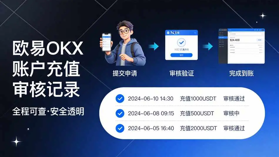 欧易OKX如何查看账户充值审核记录