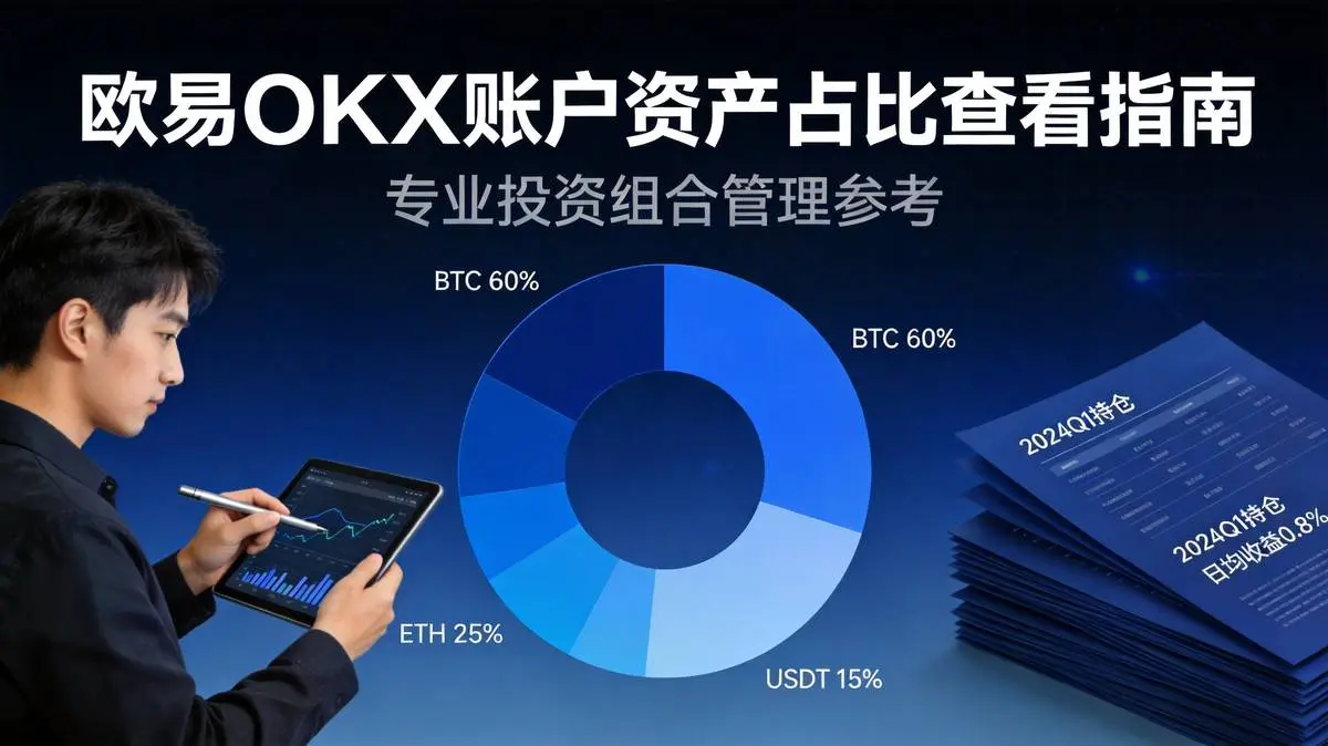欧易OKX怎么查看账户资产占比