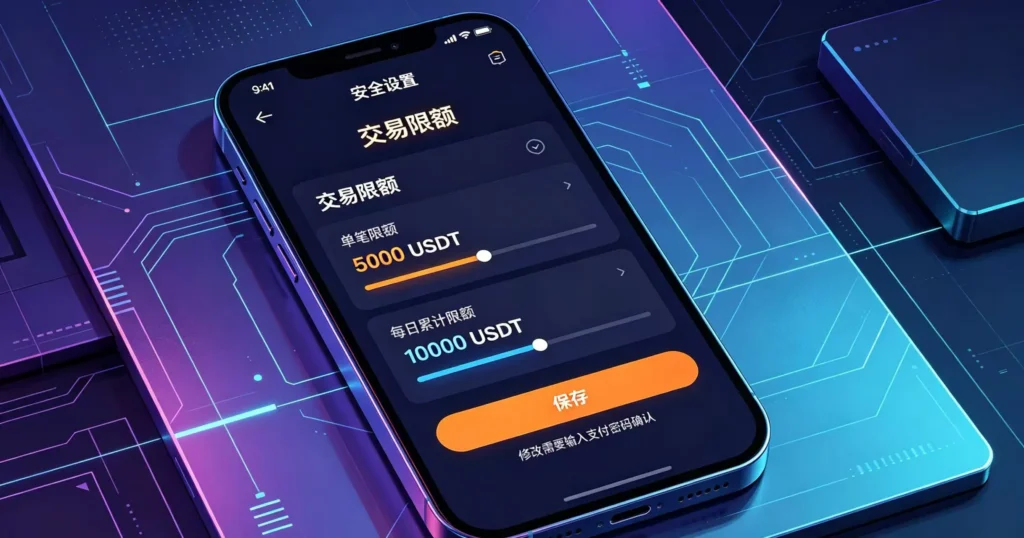 热钱包中设置 “单笔限额” 和 “每日累计限额” 的具体操作