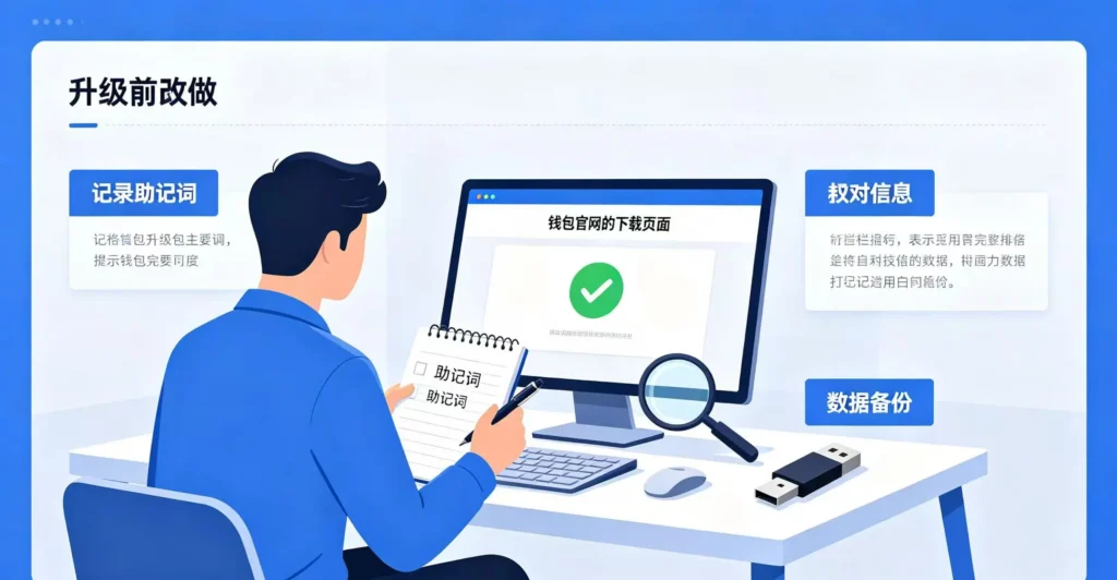 升级前关键准备图