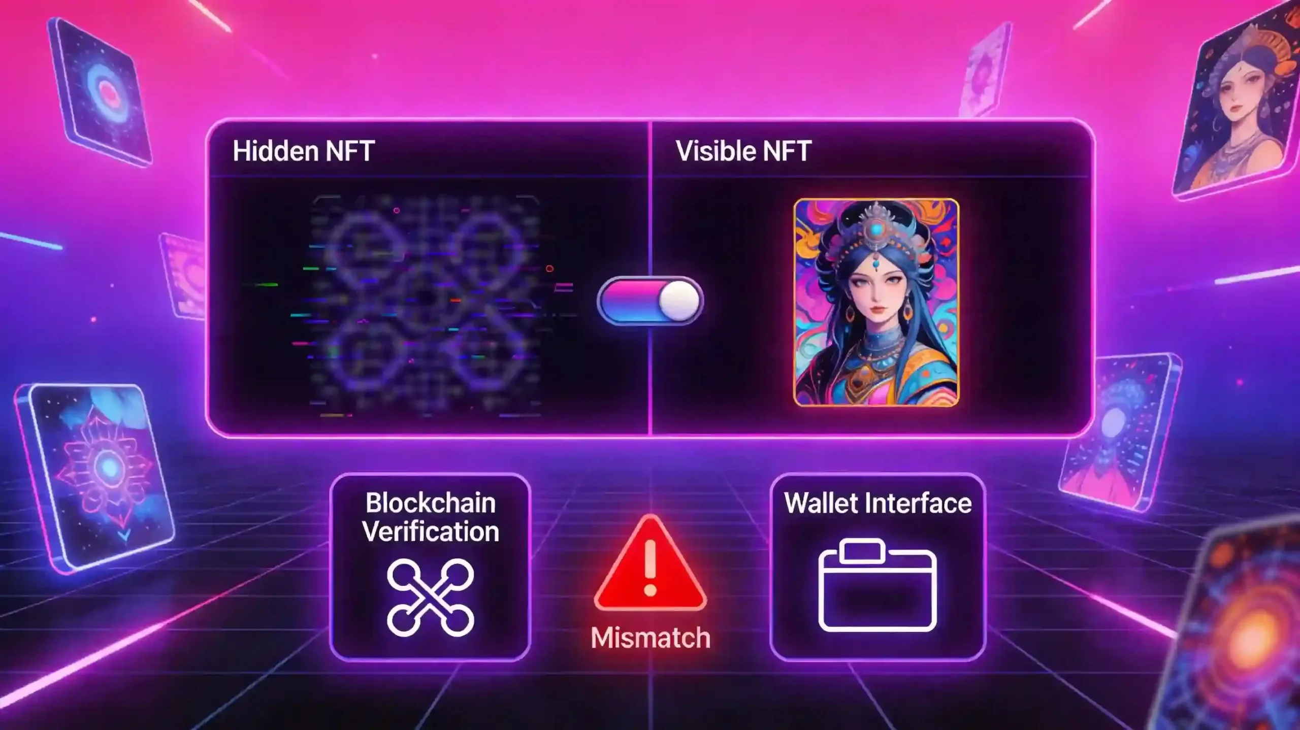 NFT接收与显示:转账完成了,怎么钱包里看不到?
