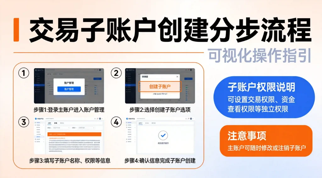 子账户创建流程示意