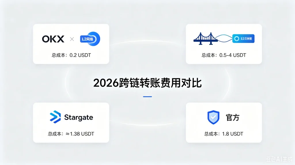 跨链费用对比模块图