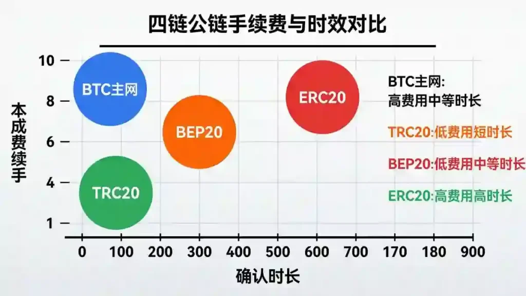 四链手续费时效坐标