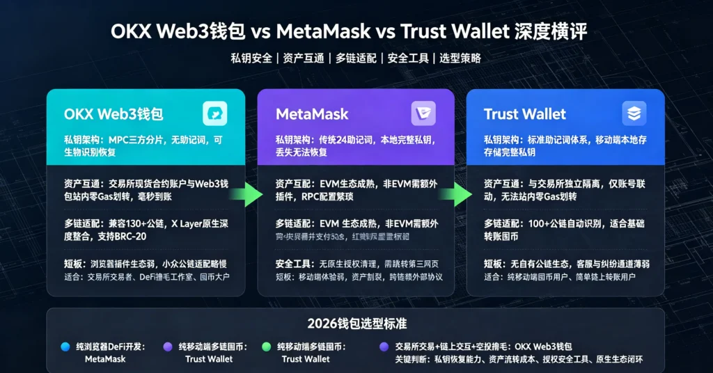 三款钱包对比图