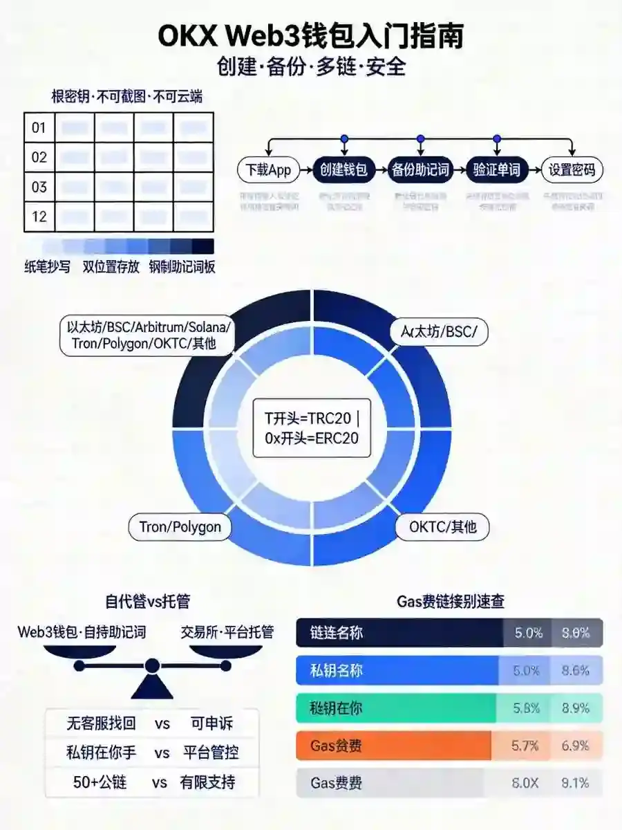 Web3钱包从入门到精通：创建、助记词备份、多链切换，一篇搞定所有基础操作