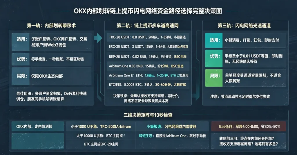 资金路径决策矩阵图