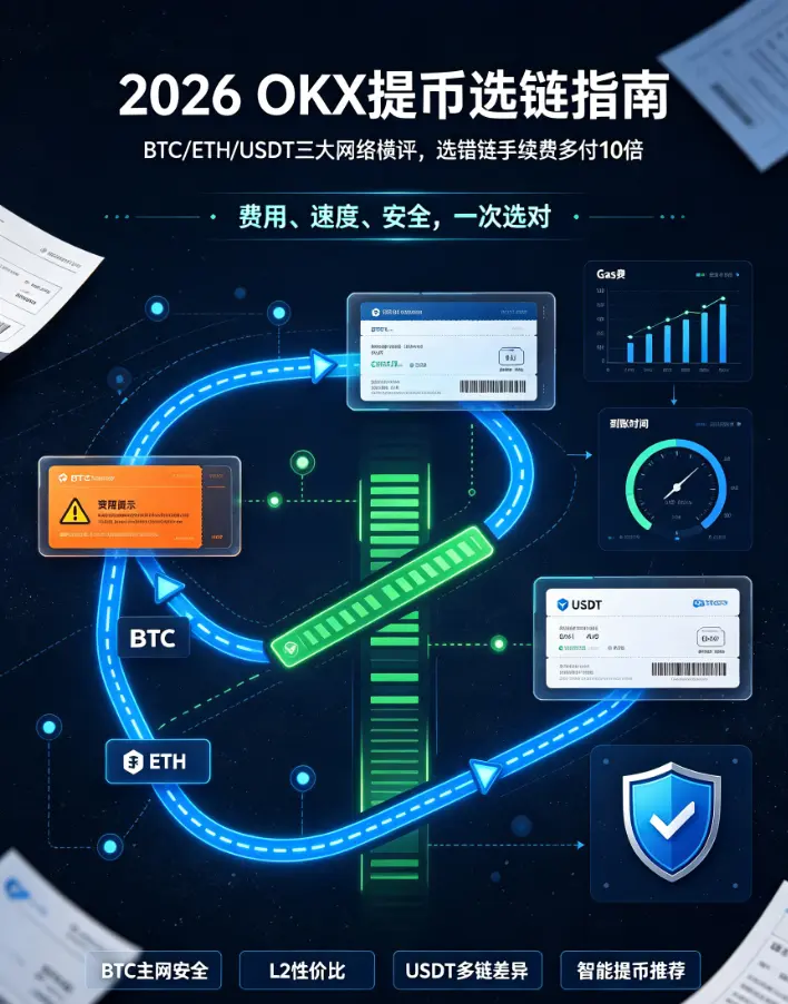 交易所提币选链指南：BTC/ETH/USDT三大网络横评，选错链手续费多付10倍