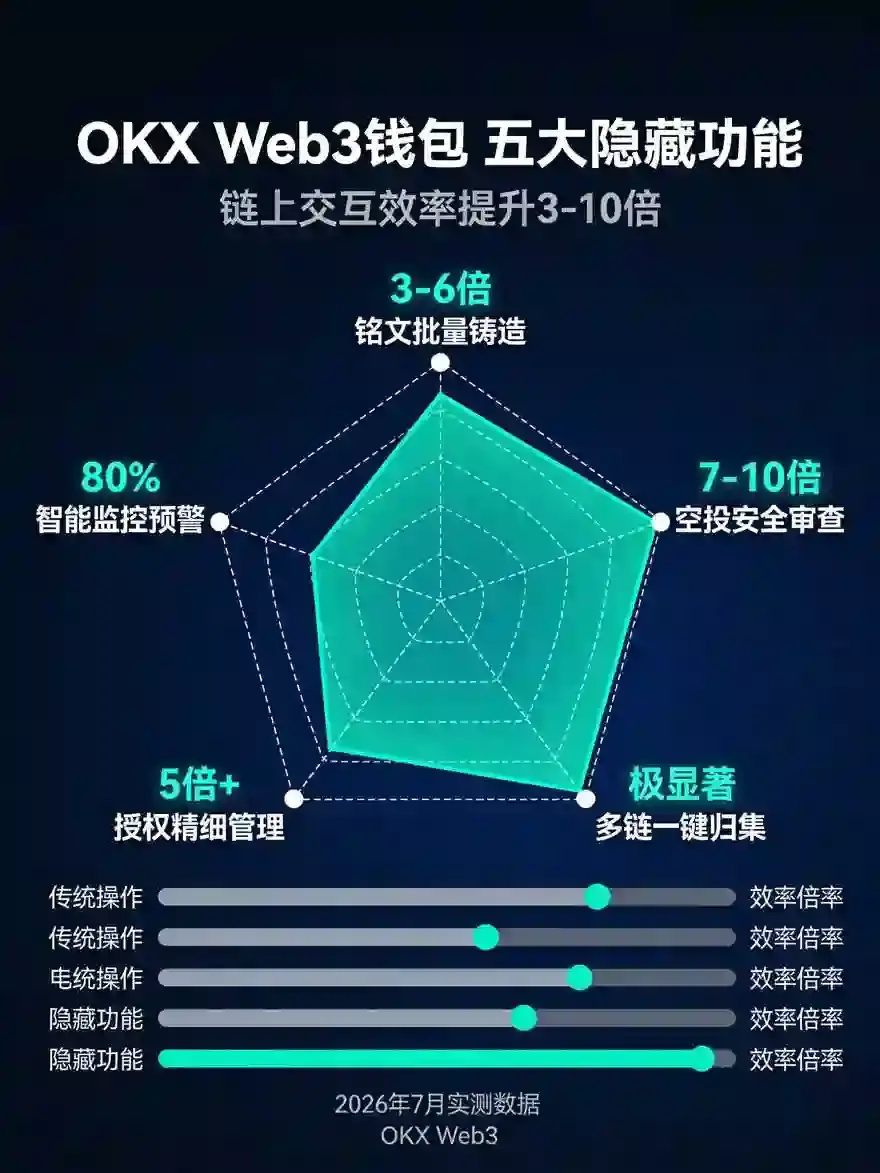 Web3钱包5个隐藏功能：铭文、空投与多链归集，重新定义链上交互效率