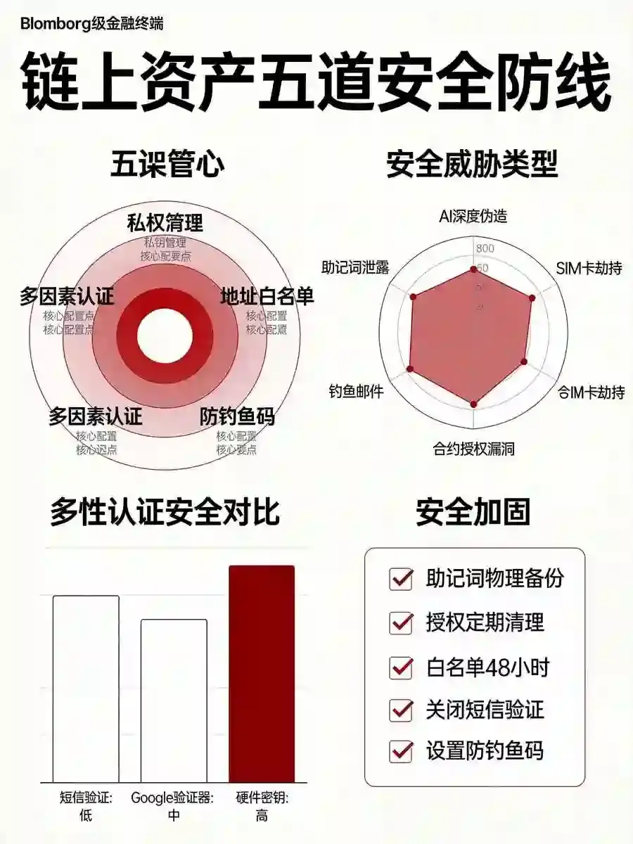 钱包安全终极指南:5道防线守住你的链上资产